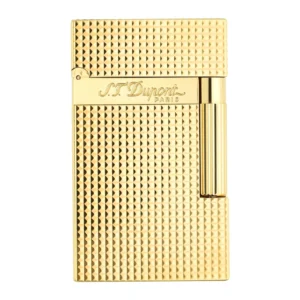 S.T. Dupont Ligne 2 Diamond Head With Gold Finish Lighter