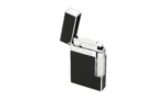 S.T. Dupont Ligne 2 Natural Lacquer silver lighter open