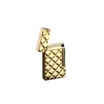 S.T. Dupont Ligne 2 Slim Quilted Yellow Gold lighter detail 1