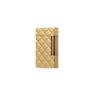 S.T. Dupont Ligne 2 Slim Quilted Yellow Gold lighter main