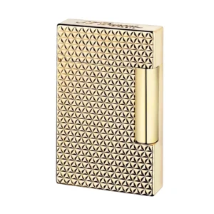 Experience Luxury_ S.T. Dupont Ligne 2 Fire Head Gold Lighter