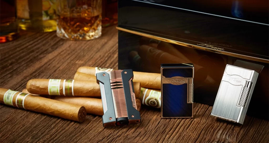 S.T. Dupont Le Grand Brushed and Palladium Lighter