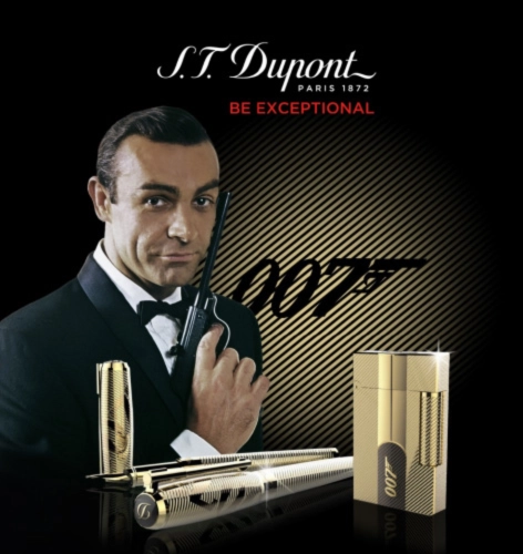 S.T. Dupont Ligne 2 James Bond 007 Gold-Black Connected Lighter 3
