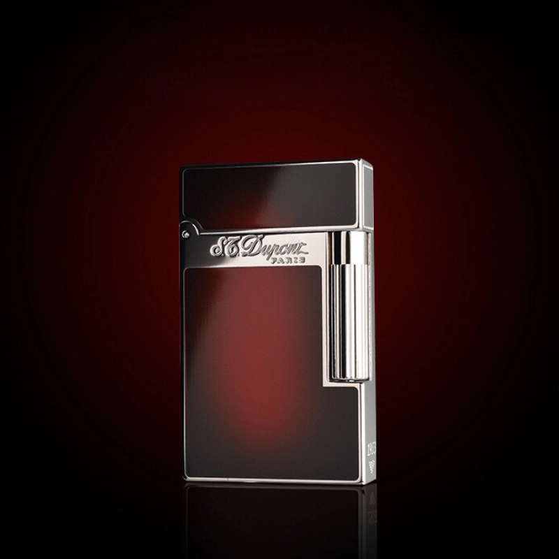 S.T. Dupont Ligne 2 Sun Burst Red With Palladium Lighter5