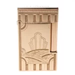 ST Dupont Art Deco Ligne 2 Textured Gold Finish Limited Edition Lighter