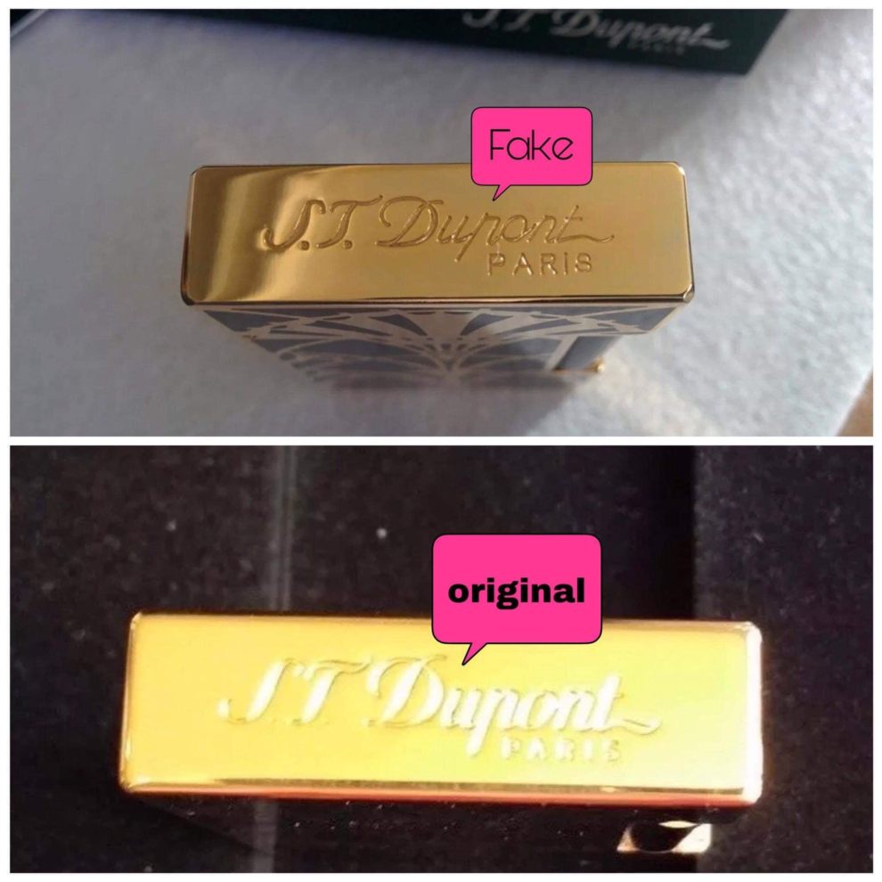 Distinguishing Between Authentic and Fake S.T. Dupont Lighters A