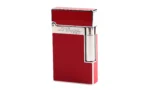 Experience Luxury_ S.T. Dupont Ligne 2 Red Lacquer Palladium Lighter